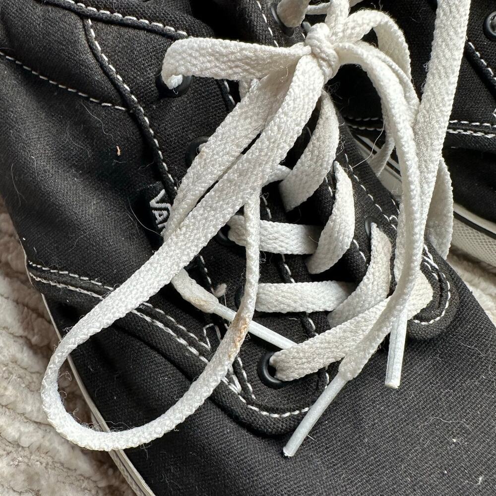 Vans Black Classic Lace Up Sneaker - Picture 4 of 8